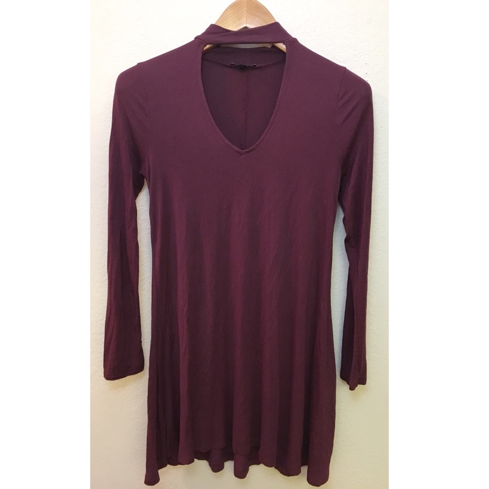 Longsleeve Maroon Express Dress